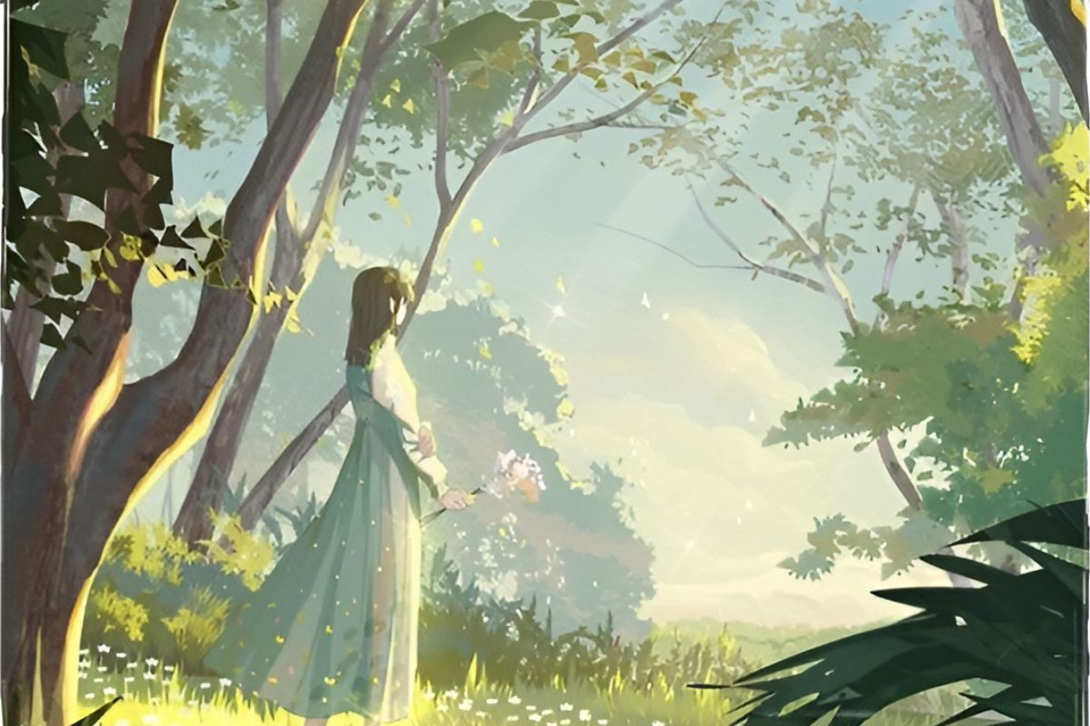 Liệu chúng ta có thể xuyên không? girl in forest